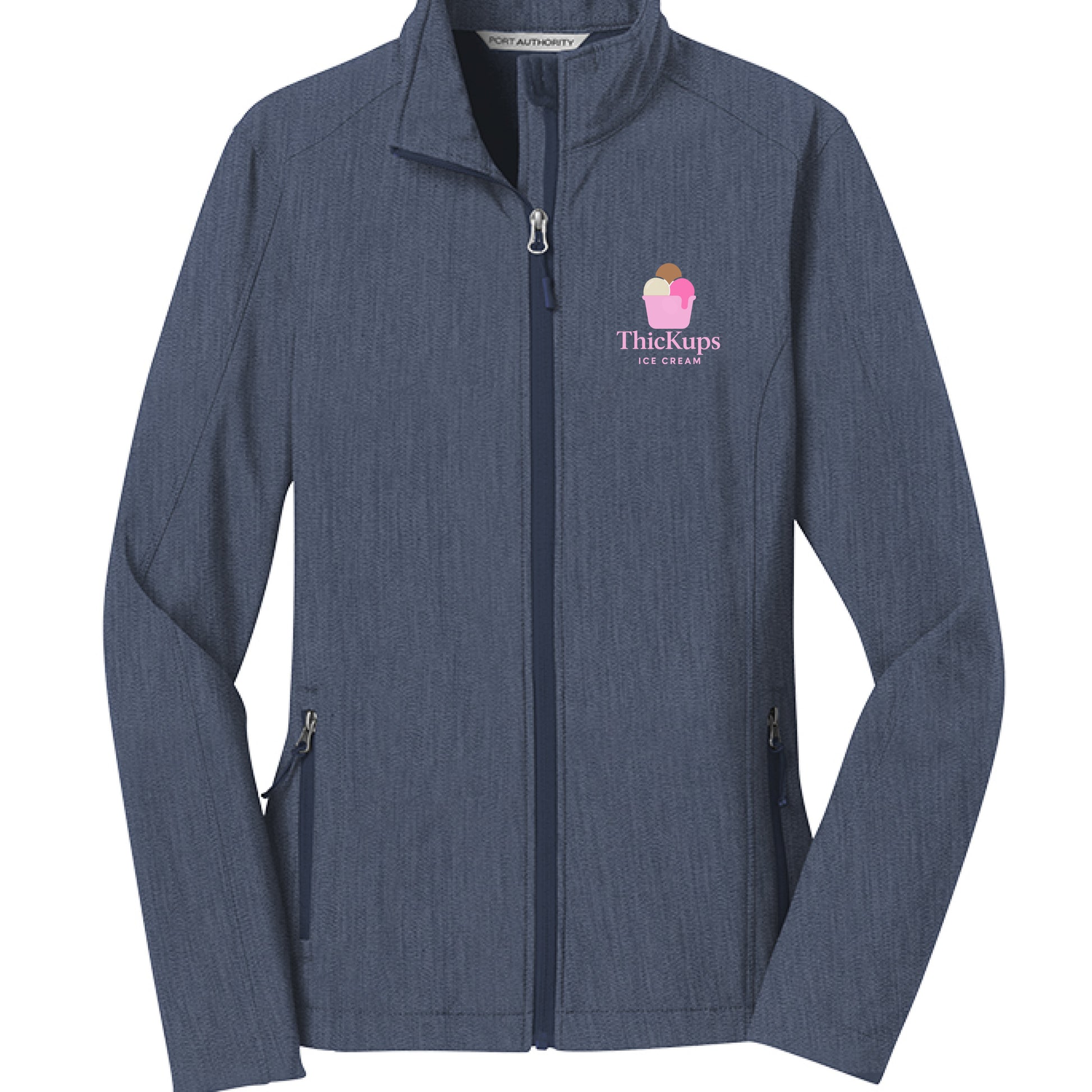 Navy Heather - FRONT